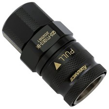 Koolance QD3 Female Quick Disconnect, for 10mm x 13mm (3/8in x 1/2in), Black picture
