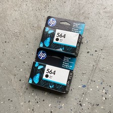HP 564 Black Ink Cartridge Lot Of 2 Packs Brand New in Box  picture
