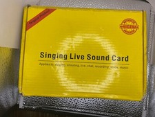 V8 Audio Mixing Sound Card USB for Singing Shouting Live Recording Rechargeable picture