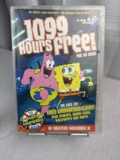 AOL 9.0 Optimized SpongeBob SquarePants Movie Game CD-ROM 1099 Hours Free 2004 picture