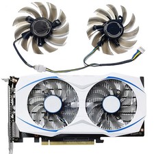 1 Pair Graphics Card Cooling Fans Accessories Part For ASUS GTX1050 1050ti RX460 picture