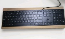 NEW HP Wired Desktop 320K Keyboard Black English QWERTY Enhanced Keys New In Box picture