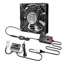 120Mm X 25Mm Waterproof Small Box Fan IP68 12V Computer Fan with Smart LED picture
