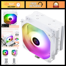 High-Performance CPU Air Cooler, 5 Heatpipes, ARGB Fan, AM4/AM5/LGA1700/1151, Wh picture