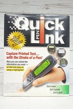 WizCom Quick Link Pen Handheld Scanner Super Pen 1999 Version New, Open Box picture