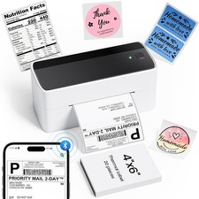 Phomemo 4x6 Thermal Label Printer Shipping Label Printer Shipping Barcode LOT picture