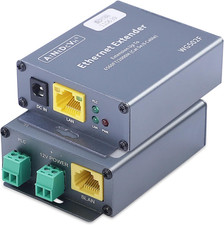 Ethernet Range Extender Repeater Kit, Ethernet LAN Range Extension Distance 6560 picture