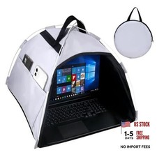 Universal Laptop Sun Shade and Privacy Foldable Shield Working Outdoor Travel picture