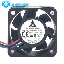 Delta AFB0412HB 4015 DC12V 0.16A 4CM 3-Wire Dual Ball Cooling Fan picture