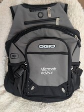 OGIO Techspecs Street Backpack Gray Black Laptop Sleeve Microsoft Advisor Bag picture