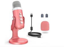 ZealSound Podcast Microphone for iPhone PC & Android with Noise Reduction USB Mi picture