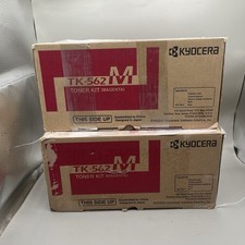 SET OF 2 Kyocera TK562M Magenta Toner Cartridge Genuine  - NEW picture