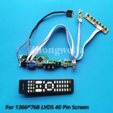 For LP156WH4-TLN1/TLP1 VGA+HDMI+AV+USB 1366x768 40 Pin LVDS LCD Driver Board Kit picture