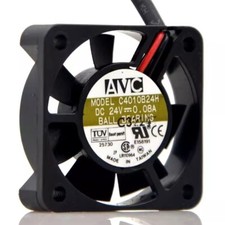 AVC C4010B24H 4010 DC24V 0.08A 4CM 2-Wire Dual Ball Inverter Cooling Fan picture