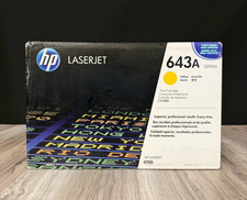 HP 643A Yellow LaserJet Toner Cartridge Q5952A Color LaserJet 4700 OEM NEW picture