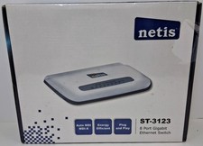 Netis St-3123 8 Port Gigabit Ethernet Switch Mdi Mdix Plug And Play New Sealed picture