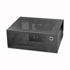 A09 Black Typec(10g)+USB3.0 Black Mini-ITX 0.8mm SPCC Desktop Computer Case F... picture