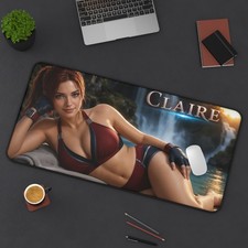 Claire Redfield Desk Mat, Extended Mouse Pad, PC Accessories, Desk Decor picture