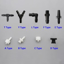 Plastic Solvent Resistant Ink Tube Hose Connector for Inkjet Printerhead New picture
