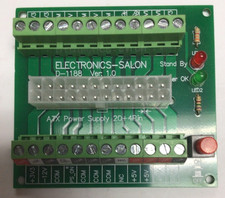 Electronics-Salon D-1188 24/20-Pin ATX DC Power Supply Breakout Board Module NEW picture