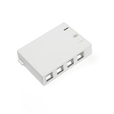 Leviton QuickPort 4 Port Surface Mount Box White Home Lighting Accessory picture