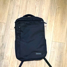TaylorMade Black Solid Backpack Laptop Bag with Zippered Compartments new no tag picture