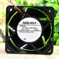 10pcs NMB-MAT 2415KL-04W-B40 MODEL 6038 6CM DC 12V 0.58A 2-wire Cooling Fan picture