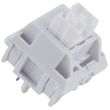 WS White Silent Linear Mechanical Keyboard Lubed Switches 5Pin 45gf 35 PCS picture