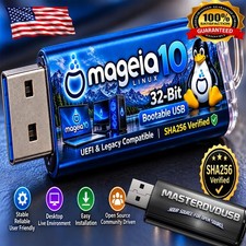 Mageia 10 32-Bit Bootable USB | 32-Bit | SHA256 Verified picture