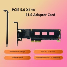 PCIe 5.0 X4 to E1.S Solid State Drive Adapter GENZ-1C for PCIe X4/X8/X16 picture