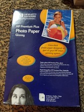 Hewlett Packard, (C6944A) Premium Plus Glossy 20 sheets Photo Paper, New Sealed picture