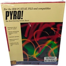 Vintage Pyro Entertaining Screen Saver For The IBM-PC/XT/AT/, PS/2 Fifth Genera picture