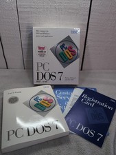 Vintage 1995 IBM PC DOS 7 Original Edition Big Box Manual ONLY picture