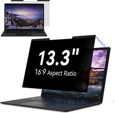 13.3 Inch Magnetic Anti Glare Privacy Screen for Laptop Blue Light Filter Shield picture