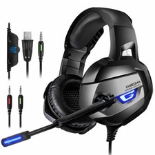 Pro Stereo Gaming Headset 60mm Driver 7.1 Surround Sound Noise Cancelling Mic  picture