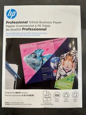 HP Professional Trifold Business Glossy Brochure 4WN12A 150 Sheets NEW picture