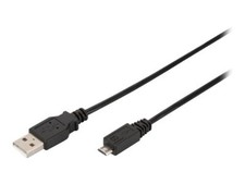 Digitus USB 2.0 connection cable type A micro B pcs/pcs cable AK-300110-018-S picture