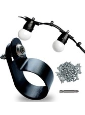 500PCS 1/2 Inch Rope Light Clips P-Style Mounting Clips Plastic Cable Clamps picture