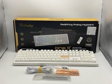 Ducky One X Wireless Magnetic Gaming Keyboard - White - TESTED - OPEN BOX picture