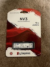 Kingston 1TB PCIe 4.0 NVMe M.2 SSD NEW Factory Sealed High Speed Gen4 picture