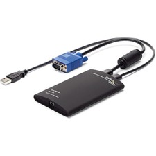 StarTech.com Crash Cart Adapter – 1920 x 1200 – Portable Laptop USB 2.0 to KVM C picture