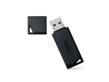 BUFFALO USB 3.2 Gen1 Flash Drive 64GB RUF3-K64GA-BK/N Black Japan Import picture