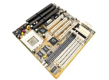 Untested Biostar M5ATA REV 1.0 Motherboard Socket 7 ISA Retro picture