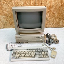 NEC PC-9801R Vintage Computer Complete Set Monitor Mouse Keyboard Japan Junk picture