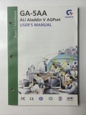Gigabyte GA-5AA User Manual 1998 Rev 2.2 First Edition Super Socket 7 Book picture