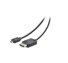 Insignia - 8' HDMI-to-Micro HDMI Cable - Black Model: NS-PG08591 picture