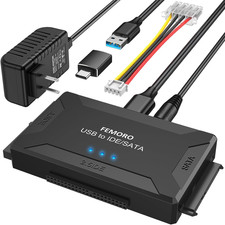 Hard Drive Reader USB 3.0 & Type C to SATA IDE Adapter, Data Recovery Kit picture