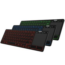 Universal Backlit 7-Colors Bluetooth Touch TV Keyboard with Easy Media Contro. picture