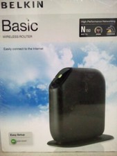 Belkin Basic F7D1301 Wireless Router 802.11n 150 Mbps - New picture