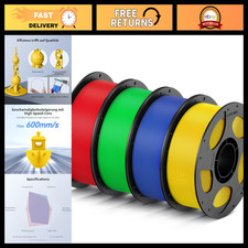 High-Speed Multicolor PLA Filament Bundle, 4KG for 3D Printing, Premium Quality picture
